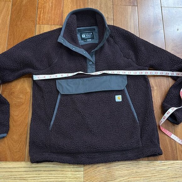 Carhartt Women's Relaxed Fit Fleece Sherpa Pullover size M - Picture 9 of 10